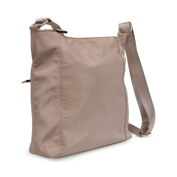 ADRIENNE VITTADINI Taupe Street Smart North South Crossbody Bag NWT - Picture 5 of 7